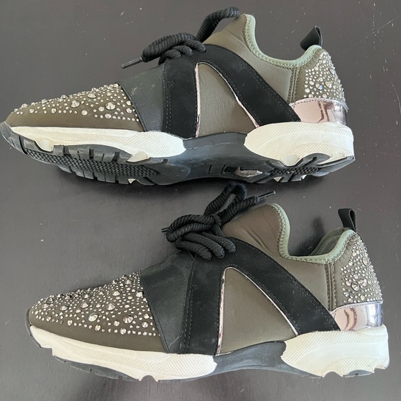 Carvela Olive Green Sneakers - women - Picture 4 of 6